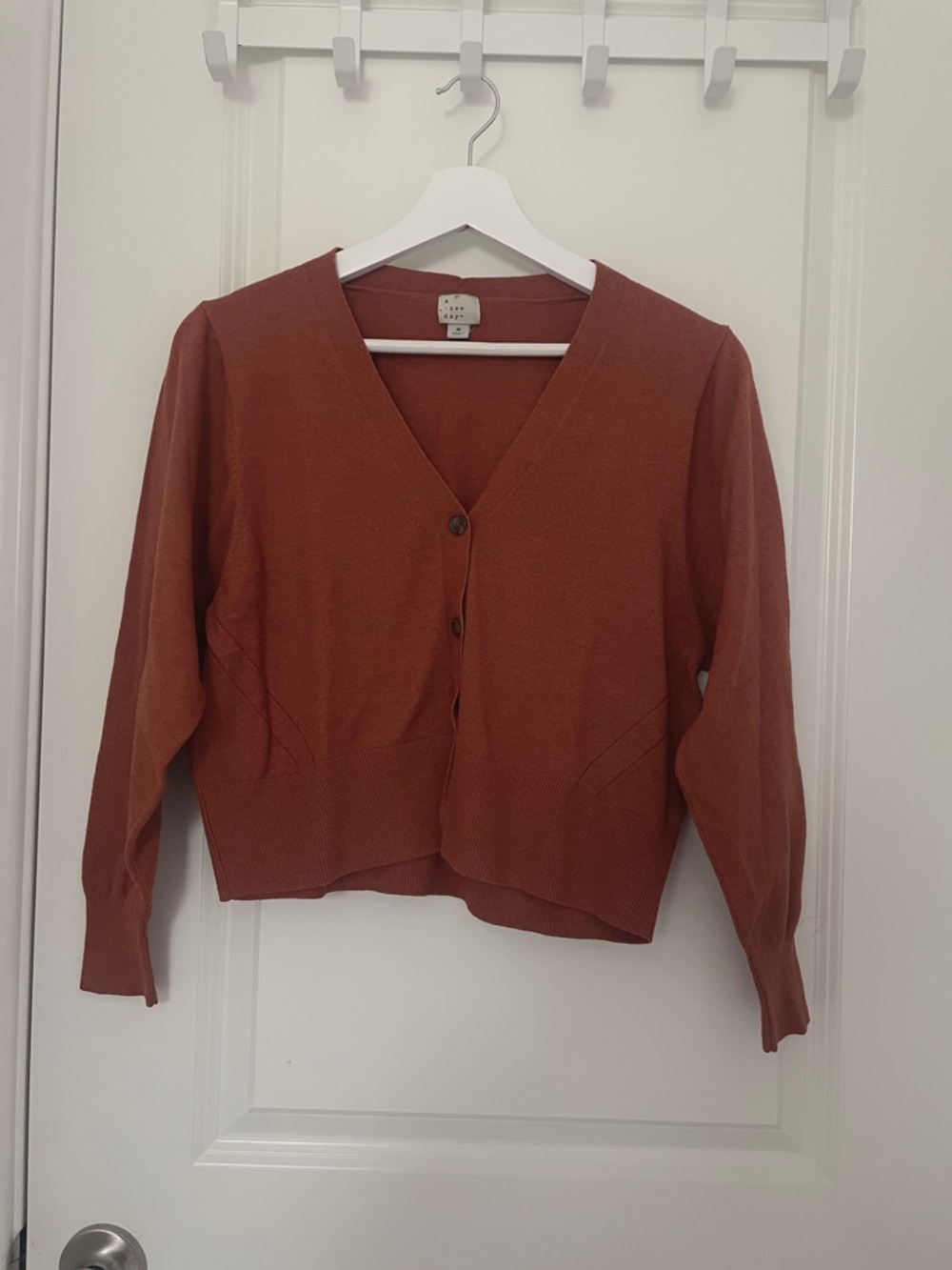 V-Neck Button Cardigan